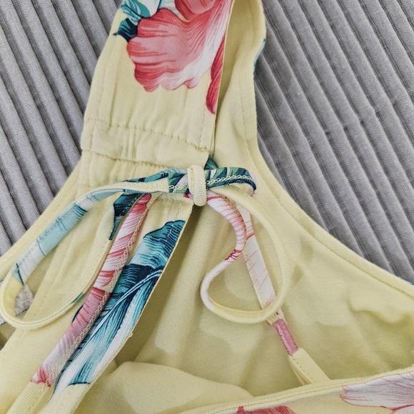 TOMMY Bahama Dress Womens XS Floristic Approach Midi Sleeveless - Picture 7 of 10